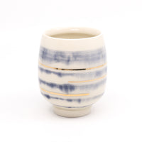 Five o'clock cocktail cup in stripes