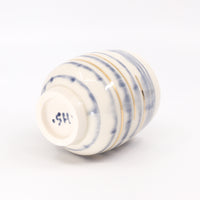 Five o'clock cocktail cup in stripes