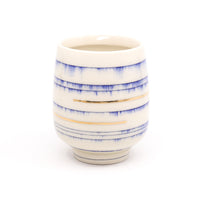 Five o'clock cocktail cup in stripes