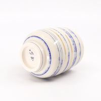 Five o'clock cocktail cup in stripes