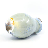 Vase in butter blue