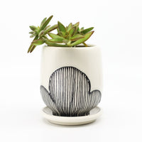 Planter in snow white
