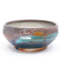 Medium soda-fired serving bowl 1
