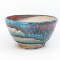 Medium soda-fired serving bowl 4