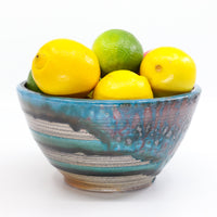 Medium soda-fired serving bowl 4
