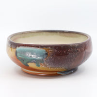 Small, squared soda-fired serving bowl 5
