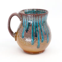 Belly mug, soda fired