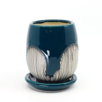 Planter in peacock