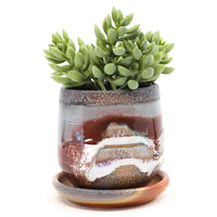 Soda fired planter