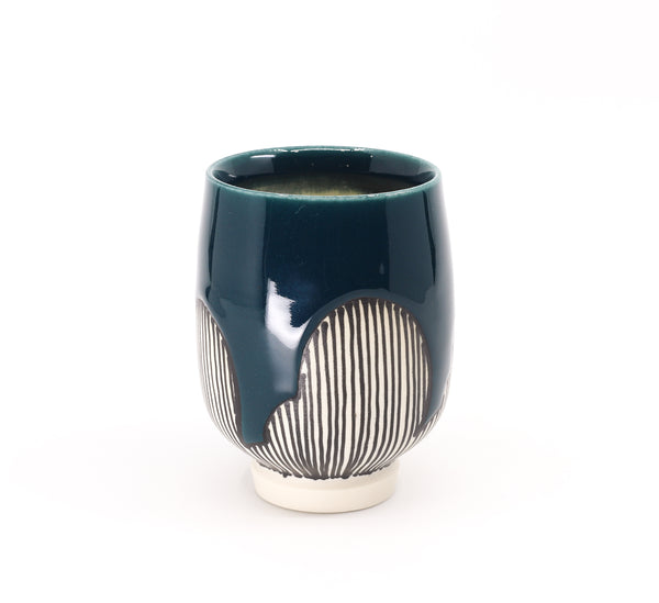 Five o'clock cocktail cup in Peacock
