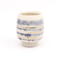 Five o'clock cocktail cup in stripes