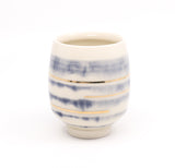 Five o'clock cocktail cup in stripes