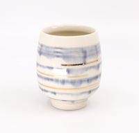 Five o'clock cocktail cup in stripes