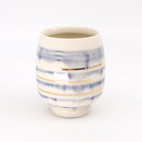 Five o'clock cocktail cup in stripes