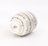 Five o'clock cocktail cup in stripes