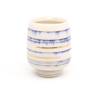 Five o'clock cocktail cup in stripes
