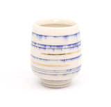 Five o'clock cocktail cup in stripes