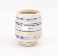 Five o'clock cocktail cup in stripes