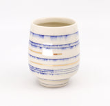 Five o'clock cocktail cup in stripes