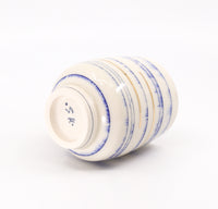 Five o'clock cocktail cup in stripes