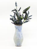 Vase in butter blue