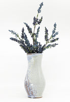 Vase in butter blue