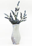 Vase in butter blue
