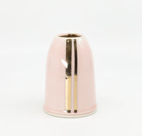 Bud vase in Charleston and gold