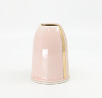 Bud vase in Charleston and gold