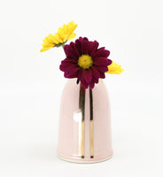 Bud vase in Charleston and gold