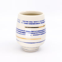 Five o'clock cocktail cup in stripes