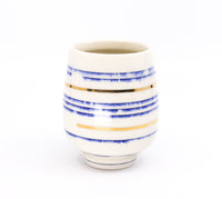 Five o'clock cocktail cup in stripes
