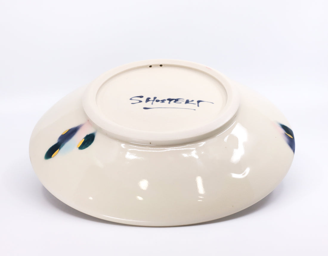 10" Platter in watercolor