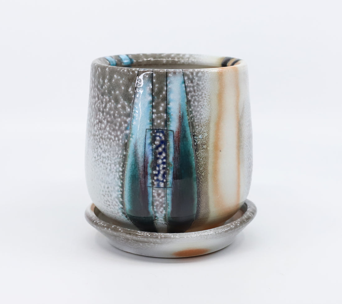 Soda fired planter