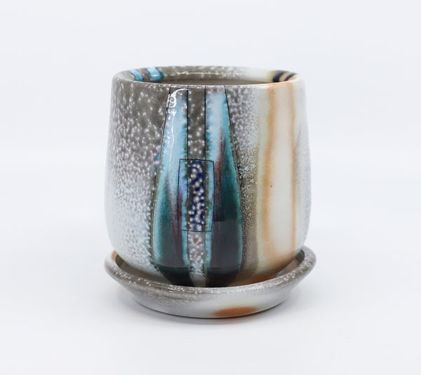 Soda fired planter