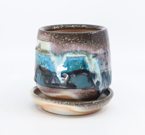 Soda fired planter