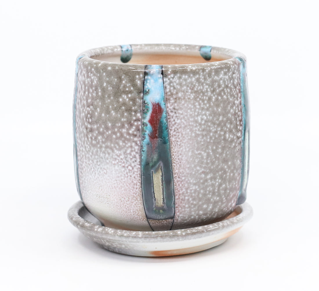 Soda fired planter