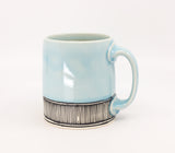 Flat bottom mug in Sky