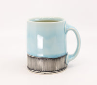 Flat bottom mug in Sky