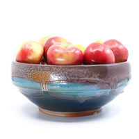 Large soda-fired serving bowl