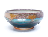 Large soda-fired serving bowl