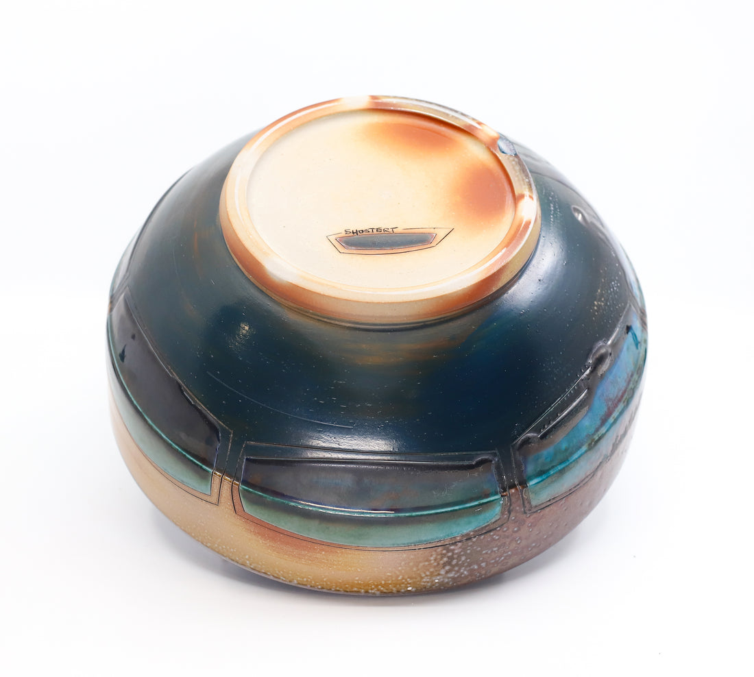 Large soda-fired serving bowl 4