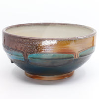 Large soda-fired serving bowl 4