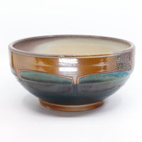 Large soda-fired serving bowl 4
