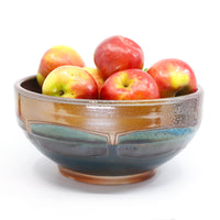 Large soda-fired serving bowl 4