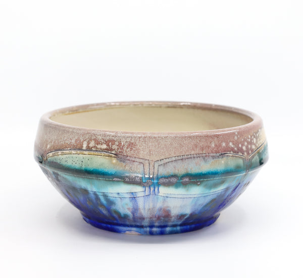 Medium soda-fired serving bowl 2