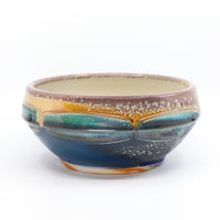 Medium soda-fired serving bowl 2