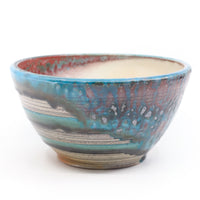 Medium soda-fired serving bowl 4