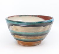 Medium soda-fired serving bowl 4