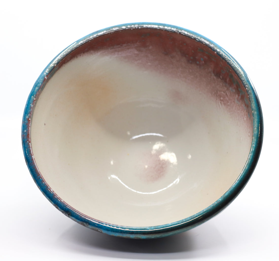 Medium soda-fired serving bowl 4